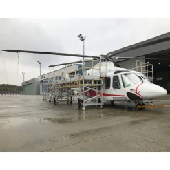 Arbetsplattform Helikopter