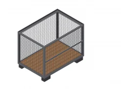 Begagnad Materialbox Stål