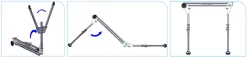 Bockkran 1000kg Porta Gantry Rapide