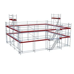 Byggställning modul stål 280m2