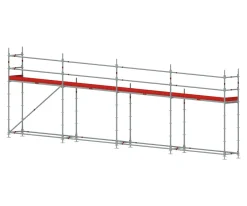 Byggställning modul stål 12x4 m