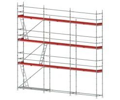 Byggställning modul stål 9x8 m