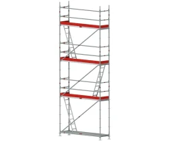 Byggställning modul stål 3x8 m