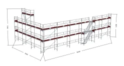 Byggställning RAM ALU 182m²