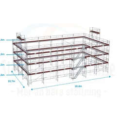 Byggställning RAM ALU 462m²