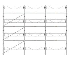 Byggställning RAM ALU 9x8 m