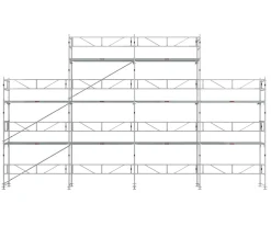 Byggställning RAM ALU 12x6 m med gaveltopp
