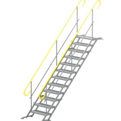 Byggtrappa 100cm 12 steg komplett 2 räcken