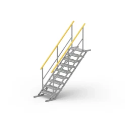 Byggtrappa 9-steg 70cm ALU