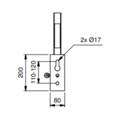 Combisafe Flexfäste 1221