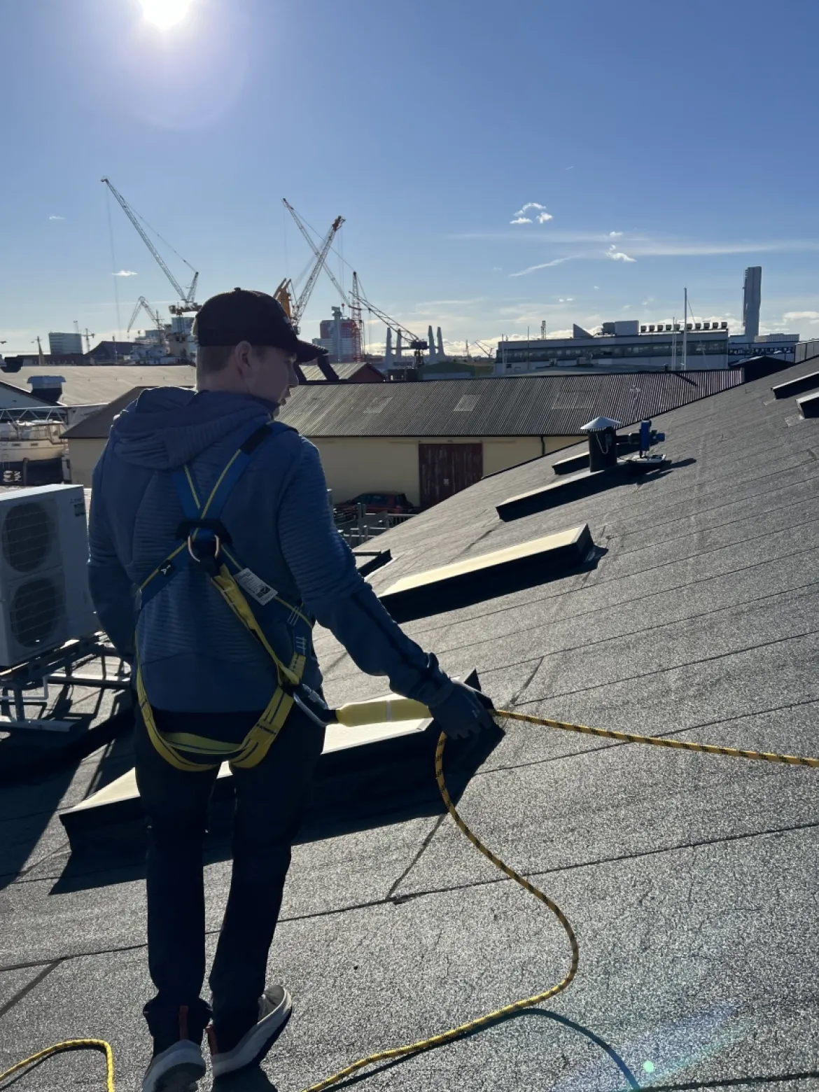 Fallskyddspaket med rep Basic