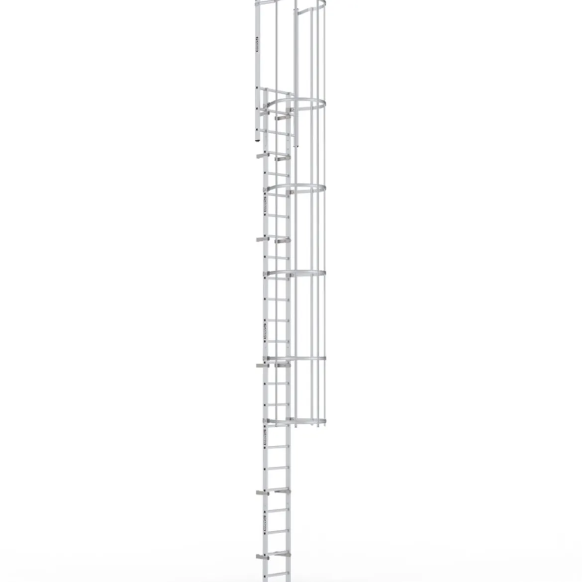 Fasadstege 6 - 6,7m inkl fallskydd