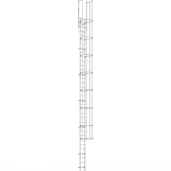 Fasadstege 10m inkl fallskydd