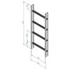 Fasadstege 1120mm ALU