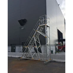 Flyttbar arbetsplattform Aluminium