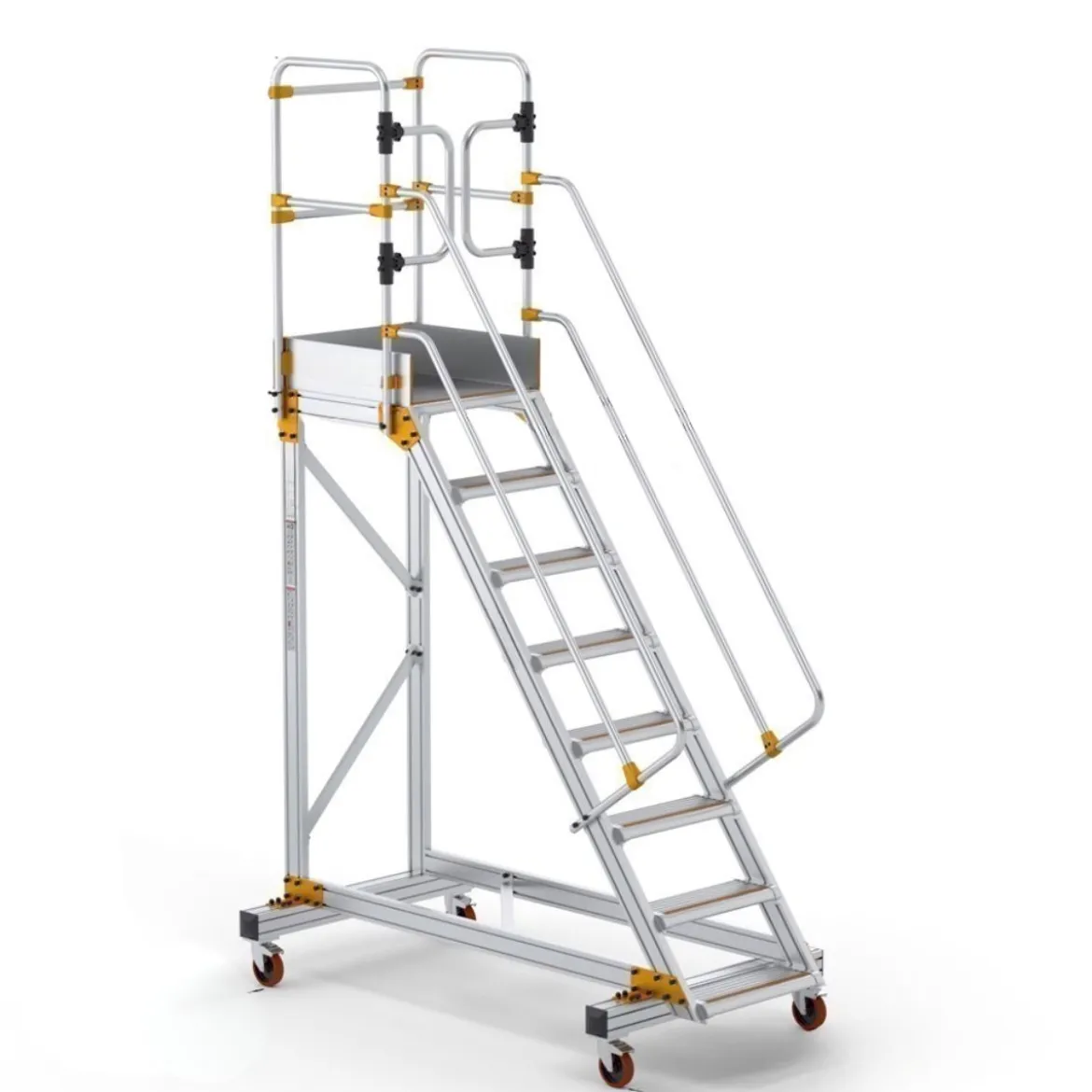 Flyttbar arbetsplattform Aluminium