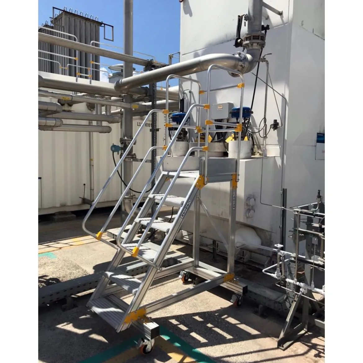 Flyttbar arbetsplattform Aluminium