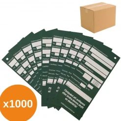 Grönskylt dubbelsidig 1000 st (kartong)