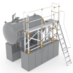 Industriplattform för tank och silo