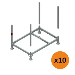 Materialhäck 1,25 x 0,85 10-pack