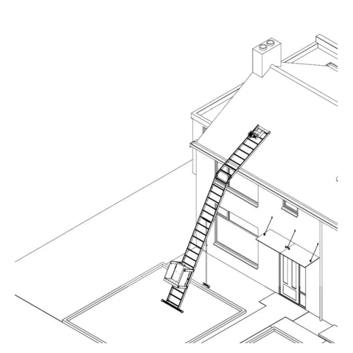 Materialhiss 125 kg ALU