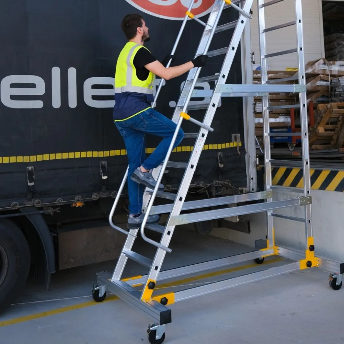 Mobil arbetsplattform enkel 1m