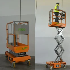 Pelarlift 4,95m Halv-Elektrisk