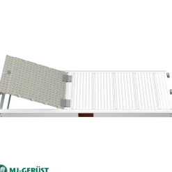 Plattform aluminium med lucka 2.07 m