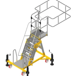 Plattformstrappa Justerbar 1,5-2m