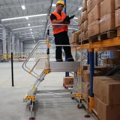 Plattformstrappa med stabilisator