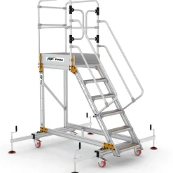 Plattformstrappa med stabilisator