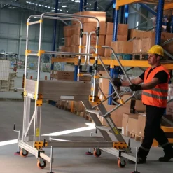 Plattformstrappa med stabilisator