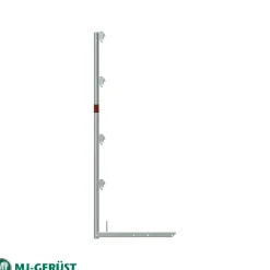 Räckesstolpe L-Bom 2.00 x 0.73 m