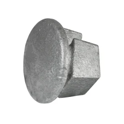 Rörkoppling täckplugg metall Grå