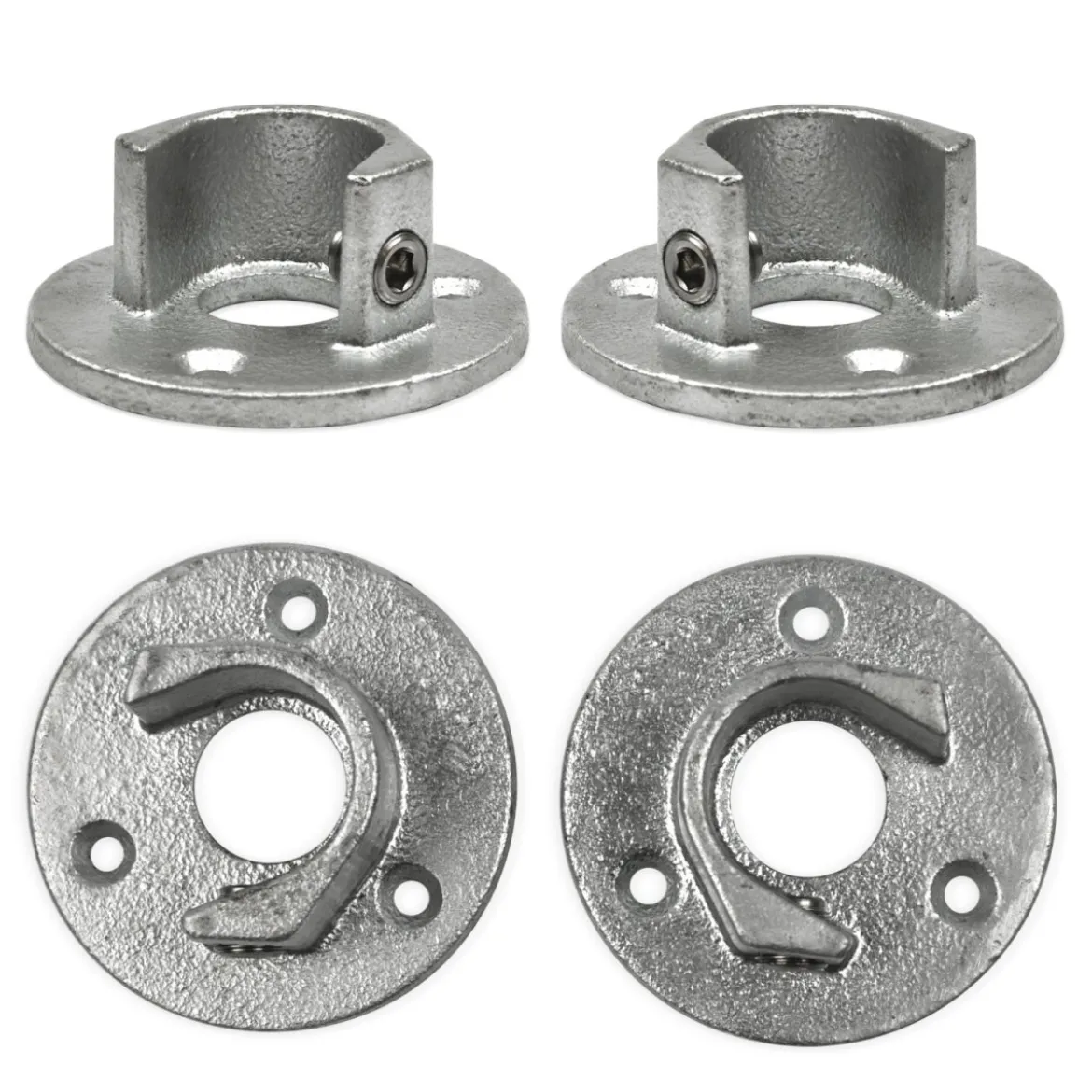 Rörkoppling väggfäste 2-pack