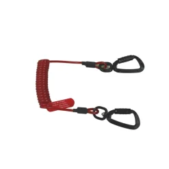 Säkerhetslina spiral vridbar 8 kg