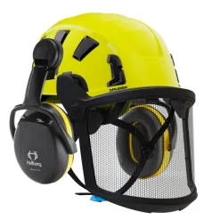 Skogshjälmset Oreka II Grön Hi-Viz