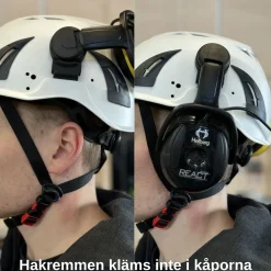 Skyddshjälm Varselgrön EASY inkl. visir