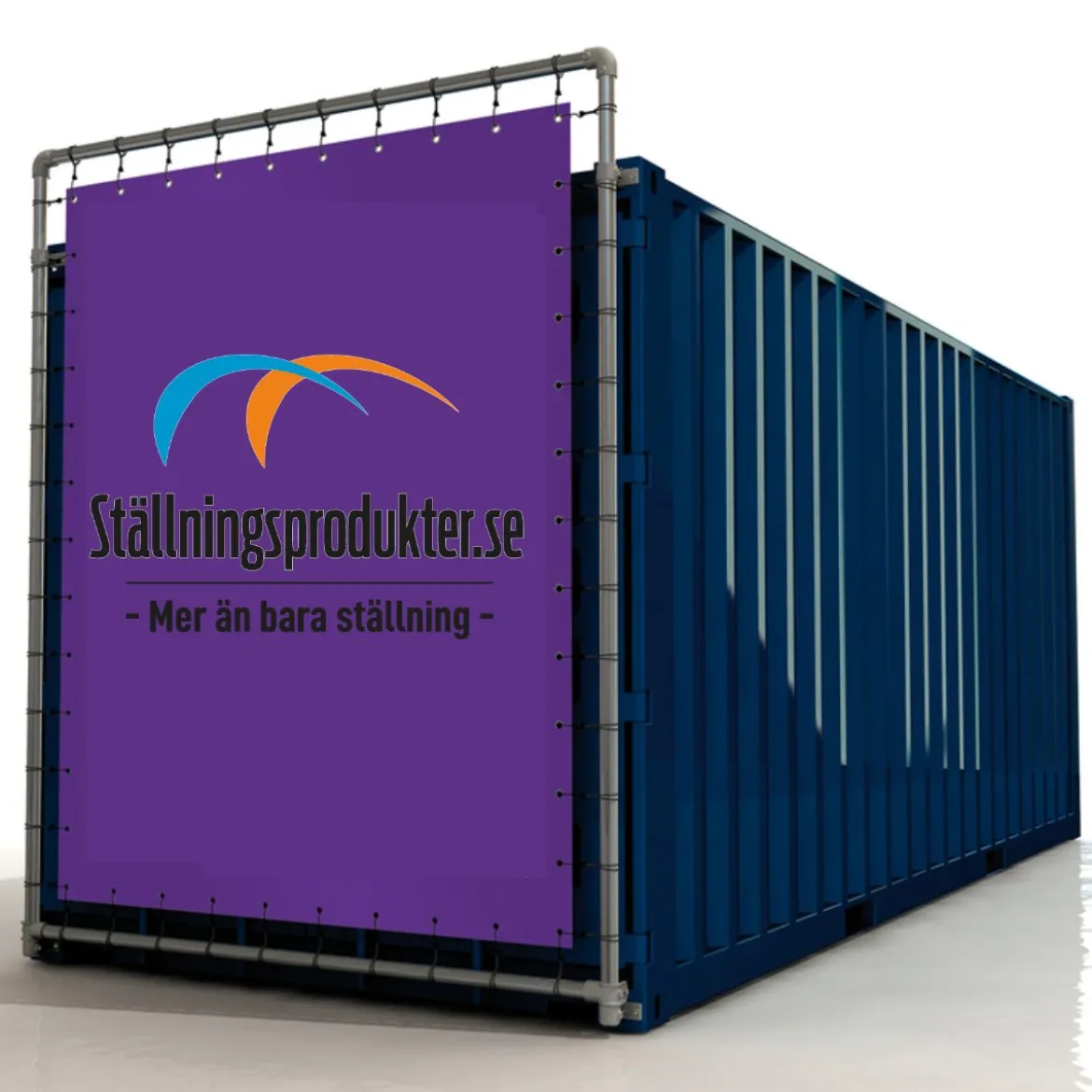 Skyltställ Container Kortsida