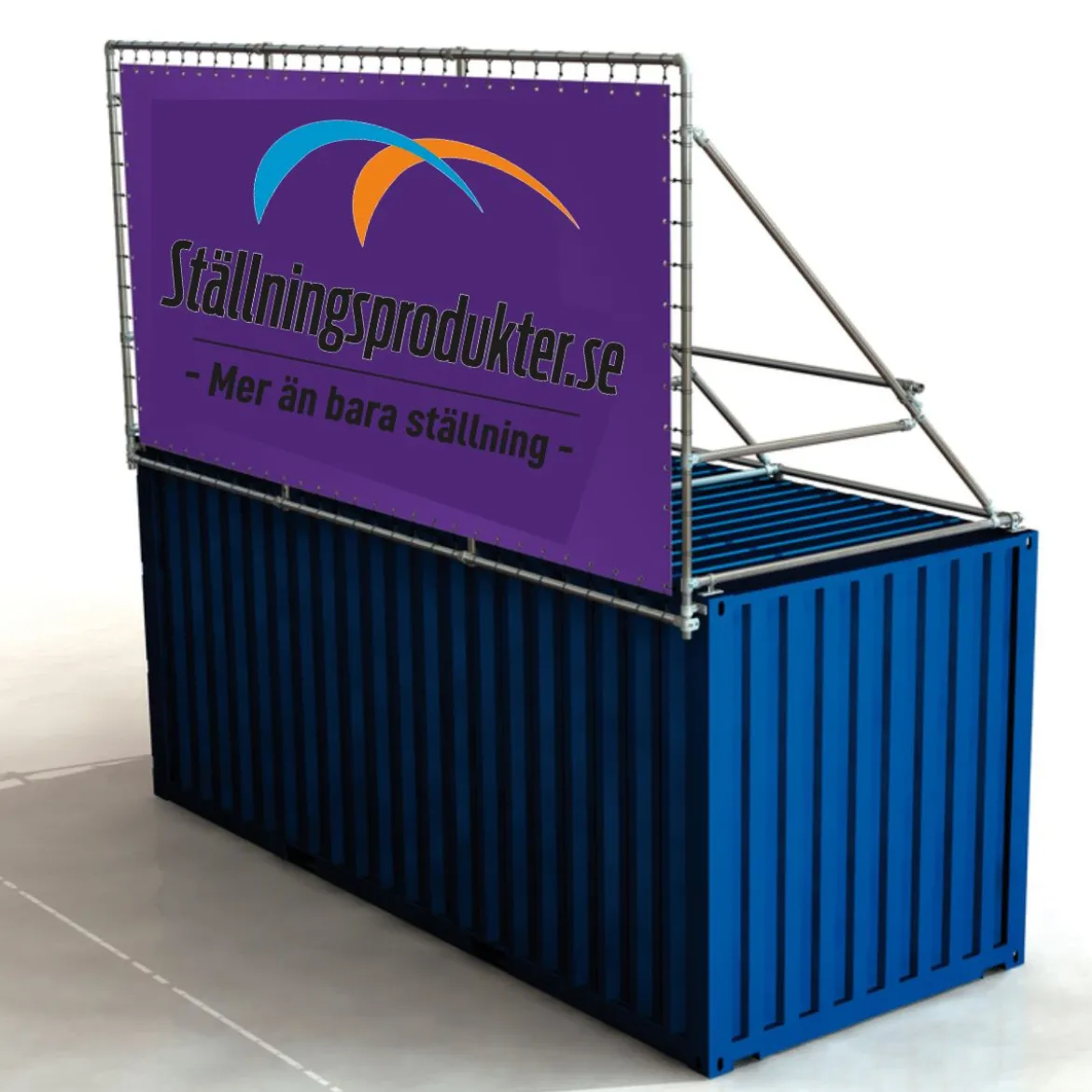 Skyltställ Container Ovansida