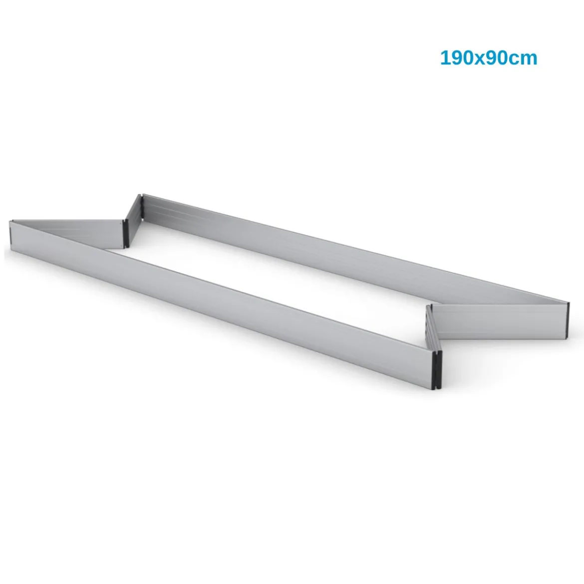 Sparklist Aluminium 190x90cm