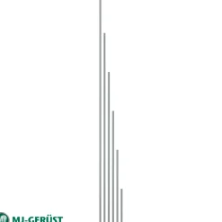 Ställningsrör Stål 48,3 x 3,2 mm