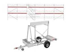 Ställningstrailer med 120m² Modul ALU