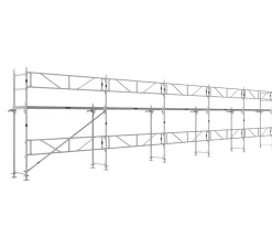 Ställningstrailer med 96m² Villapaket Ram ALU