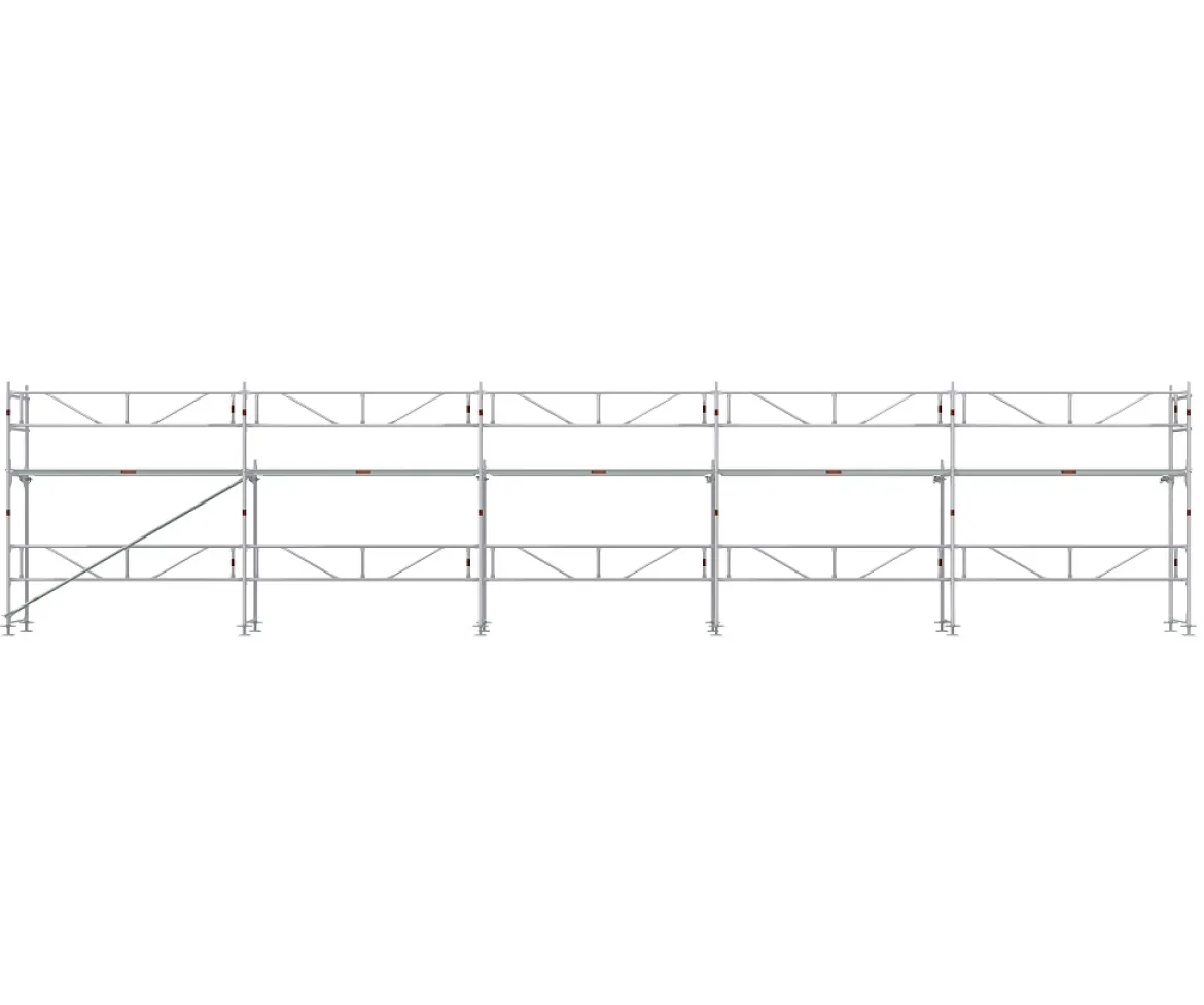 Ställningstrailer med 60m² Villapaket Ram ALU