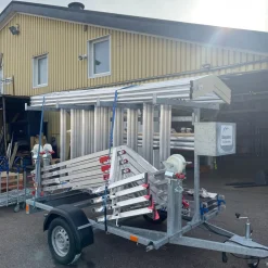 Ställningstrailer med SGS + Rullställning