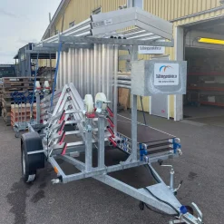 Ställningstrailer med SGS + Rullställning