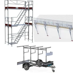 Ställningstrailer med SGS + Trapptorn