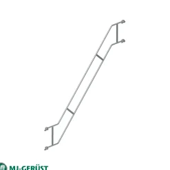 Trappräcke dubbel stål 2.57 m