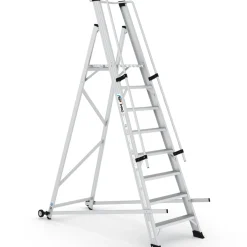 Trappstege med räcke